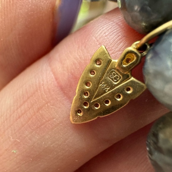 Sydney Evan Beaded Charm Bracelet with 14k Gold and Diamond Charm - Picture 10 of 12